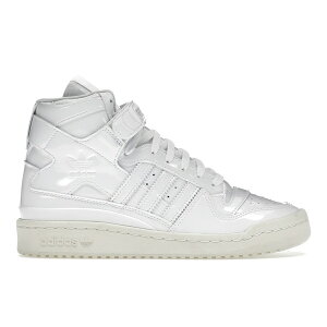 adidas AfB_X fB[X Xj[J[ yadidas Forum Mid Triple White Patent Leather (Women's)z TCY US_7.5(24.5cm) Footwear White/Off-White/Core Black
