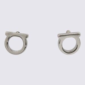 tFK fB[X sAXCO ANZT[ Silver Tone Brass Earrings Silver