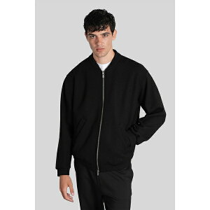 oi Y WPbgu] AE^[ Gabier Bomber Jacket In Black Wool black