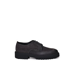 hJY Y Xb|E[t@[ V[Y Leather Lace-ups Grey