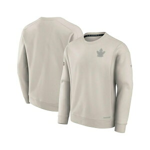 t@ieBNX Y p[J[EXEFbgVc AE^[ Men's Cream Toronto Maple Leaf's Authentic Pro Road Fleece Pullover Sweatshirt Cream