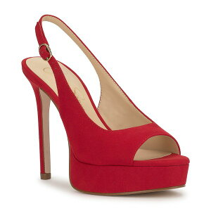 WFVJVv\ fB[X pvX V[Y Women's Sibilla Slingback Platform Stiletto Pumps Red Muse Suede