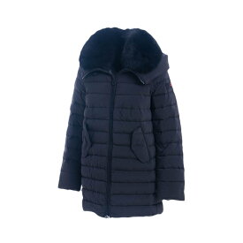 ピューテリー レディース ジャケット＆ブルゾン アウター itoka Ml Fur Down Jacket Peuterey BLACK