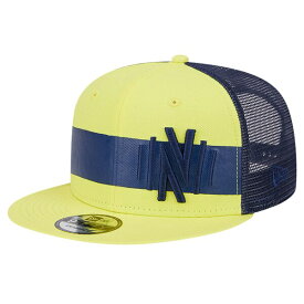 ニューエラ メンズ 帽子 アクセサリー Nashville SC New Era Trucker 9FIFTY Snapback Hat Yellow