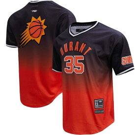 プロスタンダード メンズ Tシャツ トップス Kevin Durant Phoenix Suns Pro Standard Ombre Name & Number TShirt Black/Orange