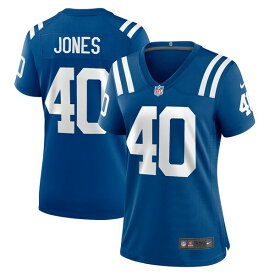 ナイキ レディース ユニフォーム トップス Jaylon Jones Indianapolis Colts Nike Women's Team Game Jersey Royal