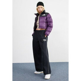 ノースフェイス レディース ジャケット＆ブルゾン アウター NUPTSE SHORT JACKET - Down jacket - black/currant purple