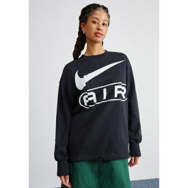 ナイキ レディース パーカー・スウェットシャツ アウター AIR CREW - Sweatshirt - black