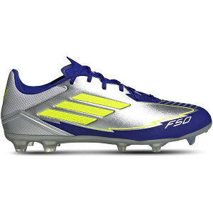 adidas �A�f�B�_�X �����Y �X�j�[�J�[ �yadidas F50 League FG/MG Messi Player Pack 1�z �T�C�Y US_10.5(28.5cm) Silver Metallic/Solar Yellow/Lucid Blue