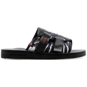 Suicoke �X�C�R�b�N �����Y �X�j�[�J�[ �ySuicoke KAW-CAB Nice Kicks�z �T�C�Y US_8(26.0cm) Black/White-Red