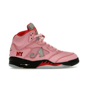 Jordan �W���[�_�� �����Y �X�j�[�J�[ �yJordan 5 Retro Awake NY Arctic Pink�z �T�C�Y US_10(28.0cm) Arctic Pink/Metallic Silver-University Red-Black-White-Clear