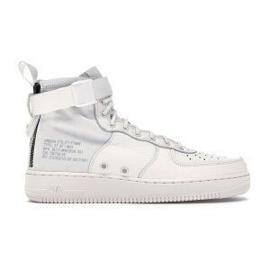 Nike �i�C�L �����Y �X�j�[�J�[ �yNike SF Air Force 1 Mid Triple Ivory�z �T�C�Y US_12(30.0cm) Ivory/Reflective Silver
