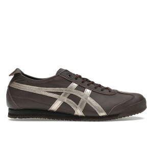 ASICS �A�V�b�N�X �����Y �X�j�[�J�[ �yOnitsuka Tiger Mexico 66 SD Licorice Brown Champagne�z �T�C�Y US_5.5(23.5cm) Licorice Brown/Champagne
