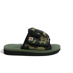 Suicoke �X�C�R�b�N �����Y �X�j�[�J�[ �ySuicoke Dao A Bathing Ape 1st Camo Olive�z �T�C�Y US_9(27.0cm) Green Camo/Olive