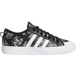 adidas �A�f�B�_�X �����Y �X�j�[�J�[ �yadidas Nizza Disney Sport Goofy Black�z �T�C�Y US_7.5(25.5cm) Core Black/Cloud White/Cloud White