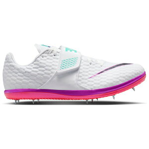 Nike �i�C�L �����Y �X�j�[�J�[ �yNike High Jump Elite White Hyper Violet Obsidian�z �T�C�Y US_5(23.0cm) White/Bright Crimson/Hyper Violet/Obsidian