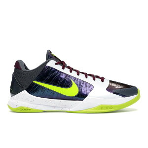 Nike �i�C�L �����Y �X�j�[�J�[ �yNike Kobe 5 Protro Chaos�z �T�C�Y US_12.5(30.5cm) White/Cyber-Purple-Red