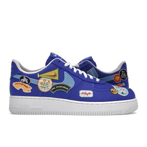 Nike �i�C�L �����Y �X�j�[�J�[ �yNike Air Force 1 Low PRM Los Angeles Patched Up�z �T�C�Y US_5(23.0cm) Racer Blue/University Blue-White