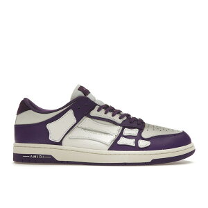AMIRI �A�~�� �����Y �X�j�[�J�[ �yAMIRI Skel Top Low Purple White�z �T�C�Y EU_43(28.0cm) Purple/White