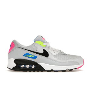 Nike �i�C�L �����Y �X�j�[�J�[ �yNike Air Max 90 Grey Neon�z �T�C�Y US_8(26.0cm) Pure Platinum/Pink Blast/Volt/Black