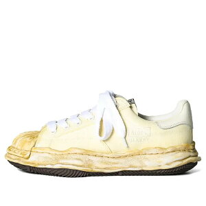 Maison MIHARA YASUHIRO �~�n�����X�q�� �����Y �X�j�[�J�[ �yMaison MIHARA YASUHIRO Blakey OG Sole Canvas Over Dyed Low 'White' A12FW719-WHITE�z �T�C�Y US_8(26.0cm)