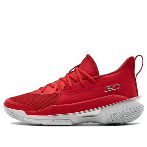Under Armour A_[A[}[ Y Xj[J[ yUnder Armour Curry 7 Team 'Red White' 3023838-606z TCY US_7.5(25.5cm)