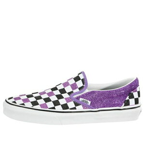 Vans oY Y Xj[J[ yVans Slip-On 'Glitter Checkerboard Fairy Wren' VN0A4BV3V8Yz TCY US_5(23.0cm)
