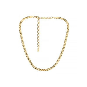 �G�e�B�J ���f�B�[�X �l�b�N���X�E�`���[�J�[�E�y���_���g�g�b�v �A�N�Z�T���[ Single Rolo Chain 18K Gold Plated Necklace Gold