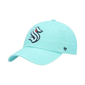 47uh Y Xq ANZT[ Men's Light Blue Seattle Kraken Logo Clean Up Adjustable Hat Light Blue