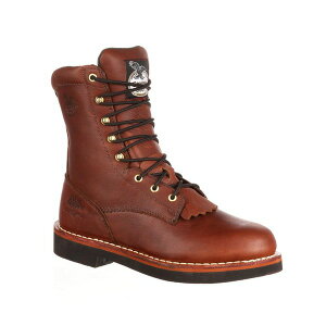 W[Wu[c Y u[c V[Y Men's Farm and Ranch Lacer Work Boot Barracuda walnut