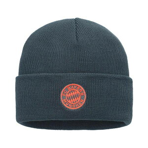 AfB_X fB[X Xq ANZT[ Men's and Women's Charcoal Bayern Munich Cuffed Knit Hat Charcoal