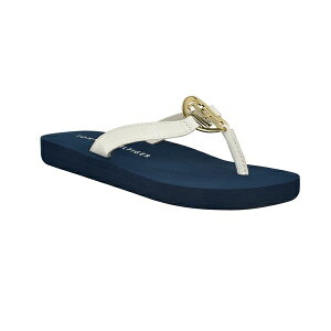 g~[ qtBK[ fB[X T_ V[Y Women's Crelina Logo Flip Flop Sandals White