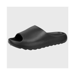 ApC XCX Y T_ V[Y Men's Edgar Cloud Slides Ultra-Comfortable Arch Support Pillow Slippers Light Waterproof Non-Slip Recovery Sandals Shower Pool Gym Shoes Black
