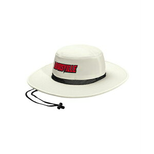 AfB_X fB[X Xq ANZT[ Men's and Women's Cream Louisville Cardinals Wide Brim Boonie Bucket Hat Cream
