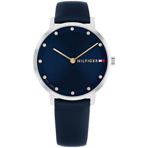 g~[ qtBK[ fB[X rv ANZT[ Women's Quartz Navy Leather Strap Watch 35mm Navy