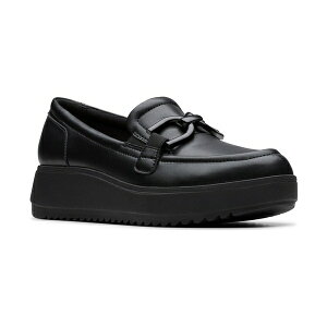 N[NX fB[X Xb|E[t@[ V[Y Women's Zylah Top Slip-On Loafers Black Leather