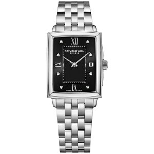 ChEFC fB[X rv ANZT[ Women's Swiss Toccata Diamond (1/5 ct. t.w.) Stainless Steel Bracelet Watch 22.6x28.1mm Black