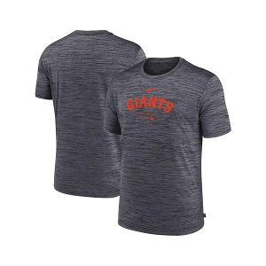 �i�C�L �����Y T�V���c �g�b�v�X Men's Charcoal San Francisco Giants Authentic Collection Velocity Performance Practice T-Shirt Charcoal