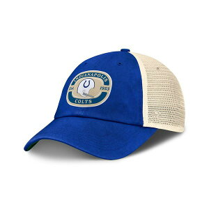 gbvEIuEUE[h Y Xq ANZT[ Men's Royal Indianapolis Colts Team Patch Adjustable Hat Royal