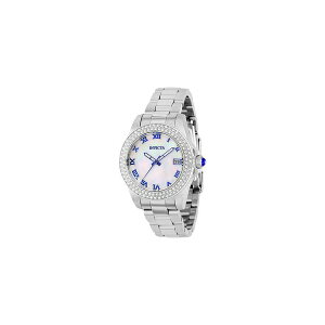 CrN^ fB[X rv ANZT[ Women's 36069 Angel Quartz 3 Hand White Dial Watch Silver