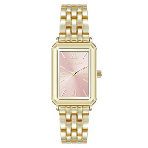 ANC fB[X rv ANZT[ Women's Quartz Rectangular Estate Gold-Tone Metal Alloy and Pink Dial Watch, 25mm Pink, Gold-Tone