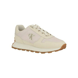 JoNC fB[X Xj[J[ V[Y Women's Taresa Logo Lace-Up Sneakers White