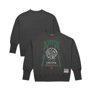�~�b�`�F��&�l�X ���f�B�[�X �J�b�g�\�[ �g�b�v�X Women's Charcoal Boston Celtics Hardwood Classics Lightweight Pullover Sweatshirt Charcoal