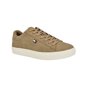 トミー ヒルフィガー メンズ スニーカー シューズ Men's Brecon Lace Up Low Top Sneakers Taupe
