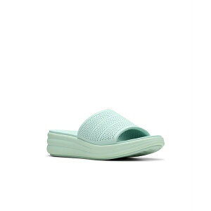 N[NX fB[X T_ V[Y Cloudsteppers Women's Drift Twist Slip-On Flat Sandals Mint