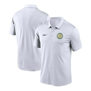 �i�C�L �����Y �V���c �g�b�v�X Men's White Oakland Athletics Cooperstown Collection Logo Franchise Performance Polo White