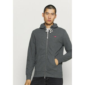 [oCX Y T_ V[Y NEW ORIGINAL ZIP UP - Zip-up sweatshirt - charcoal heather