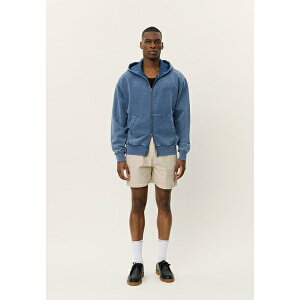  hD Y T_ V[Y BRETT WASHED ZIPPER HOOD - Zip-up sweatshirt - insignia blue