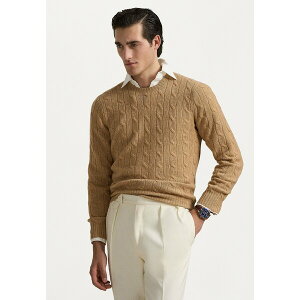 �����t���[���� �����Y �T���_�� �V���[�Y THE ICONIC CABLE-KNIT CASHMERE JUMPER UNISEX - Jumper - salted caramel melange