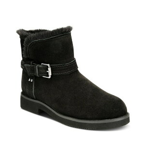 X^CAhR[ fB[X u[c V[Y Women's Korri Pull-On Buckled Winter Booties, Created for Macy's Black